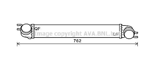 AVA QUALITY COOLING Интеркулер BW4425